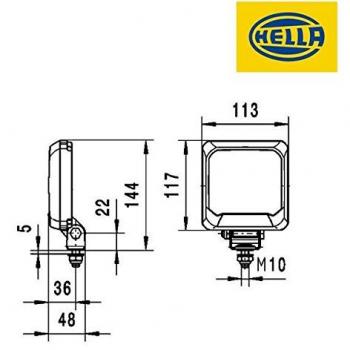 Piloto de marcha atrás Hella 2ZR 995 193-051