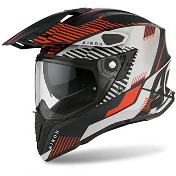 Airoh Casco de Adventure Commander Boost Naranja Mate XXL