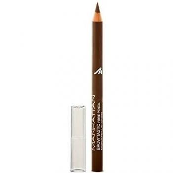 Lápiz de Cejas Manhattan Brow'Tastic Fibra 002 - 1,1 g, Color Medio, para cejas más densas y definidas
