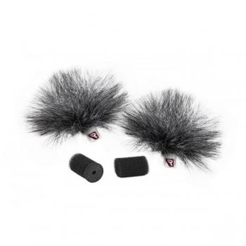 RYCOTE Grey Low-Profile Lavalier Windjammer Foam - 2 Pack