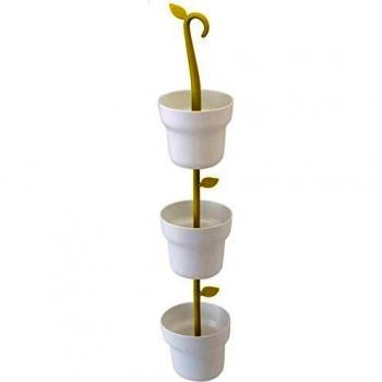 Vigar Colgador Macetas Blanco 12.5x12.5x70 cm