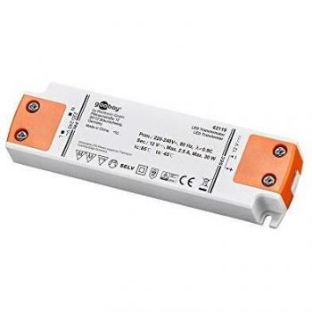 LEDtransformador 12 V DC30 W 30 Wregulable 12 V DC para