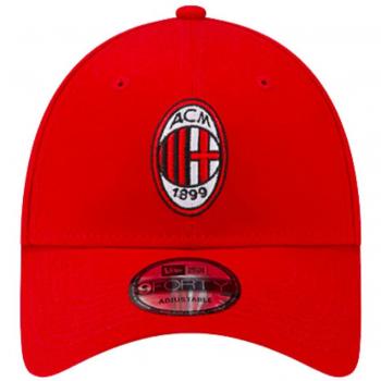 New Era Core 9FORTY AC Milan Cap, Mens Red Cap