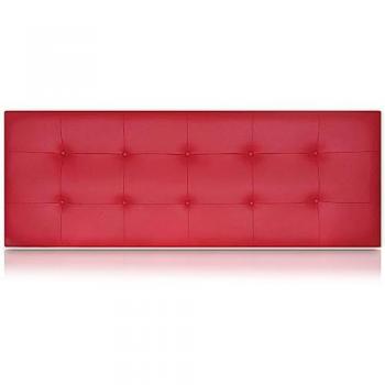 Cabecero Artemisa Tapizado en Polipiel Rojo 190x55cm