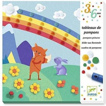 Djeco- Niños pequeños - Collages, Color Mixto