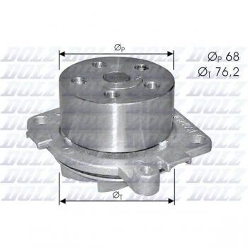 Bomba de agua DOLZ S213 - Bomba de agua, modelo S213, fabricada por DOLZ, diseñada para un rendimiento óptimo en sistemas de refrigeración del motor, incluye juntas y es compatible con diversas marcas y modelos