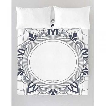 Devota & Lomba S2801013 Juego de Sábanas Vir, Cama de 90, Multicolor, 160 x 270 cm