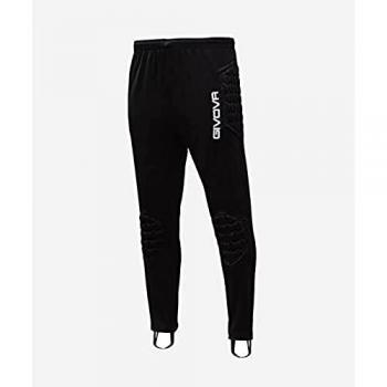 Pantalón de portero acolchado Givova Meazza PP04-0010, Unisex Adulto, Negro, Talla XS