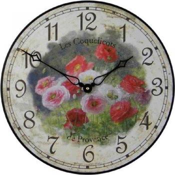 Reloj de pared Roger Lascelles Coquelicots