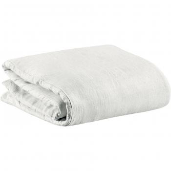 Funda Nórdica de Algodón Stonewashed Vivaraise Zeff 260 x 240 cm Blanca
