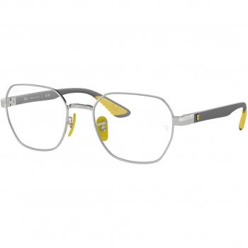 Ray-Ban RX6594M F098 Unisex Squadrata Eyeglasses Silver 54mm Frame with Blue Light Block