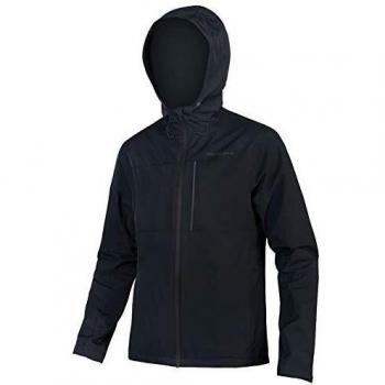 Endura Chaqueta Impermeable con Capucha Hummvee Negro Hombre Talla de Ropa L