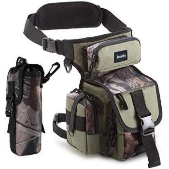 Jueachy Bolsa de Pierna Táctical Militar Impermeable Multifuncional, Bolso de Cintura al Aire Libre para Hombre Mujere, Riñoneras de Marcha para Correr Pesca Motociclismo Senderismo Camping Caza