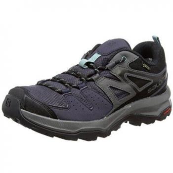 Salomon X Radiant GTX W, Zapatillas de Senderismo para Mujer, Gris