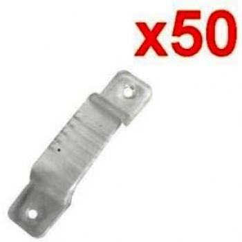 Soporte de Montaje para Tira LED 220V 2835 Doble Fila (Pack de 50)