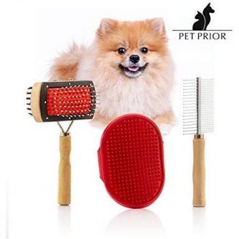 Set de Cepillos para Perros Collection Pet Prior 3 Piezas