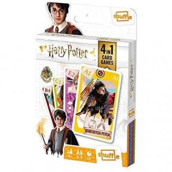 Shuffle Card Game Fun 4 in 1 Harry Potter