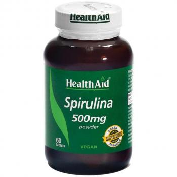 Health Aid Spirulina 500mg 60 Tablets