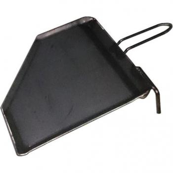 Plancha giratoria de acero de 4 mm para chimenea 35 x 35 cm