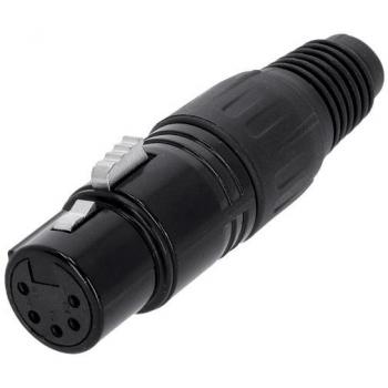 Conector XLR Macho 5pin Adam Star4 K4CXM5BLK