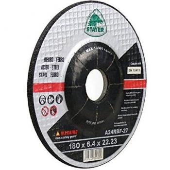 STAYER 50.344 - Disco Desbaste Metal 180 X 6,4 mm