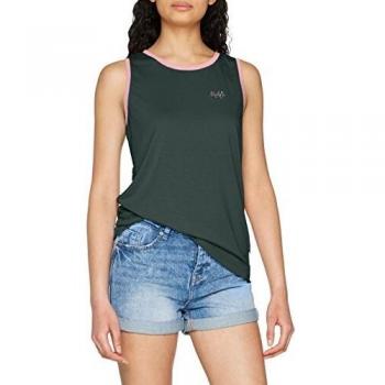 Maloja LuziaM. Camisa y Camiseta Técnica, Mujer, Verde