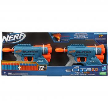 Nerf Elite 2.0 Volt 2 Pack - Paquete de 2 Lanzadores Blaster Nerf de Élite 2.0