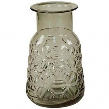 Vaso Decorativo de Vidrio Gris Lorenzongift