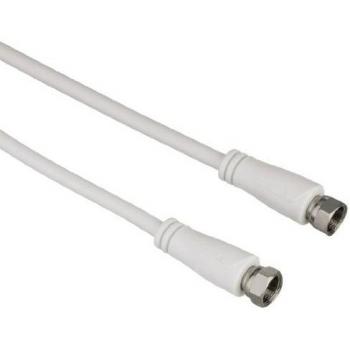 Hama - Cable de conexión de 5 m, Conector F Sat