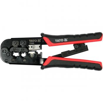 Crimpadora Pelacables Yato YT-22442 Negra y Roja
