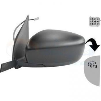 Espejo retrovisor VAN WEZEL 5226807, tipo: espejo retrovisor, características: diseño específico para vehículos, incluye soporte de montaje, acabado en color negro, vidrio convexo para mayor visibilidad, cumple con estándares de calidad
