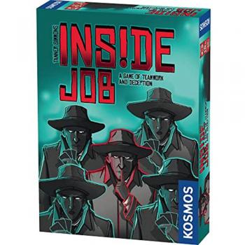 Inside Job Board Game - Cooperative strategy game, 1-4 players, ages 12+, playtime 60-90 minutes, includes hidden roles and deduction mechanics
