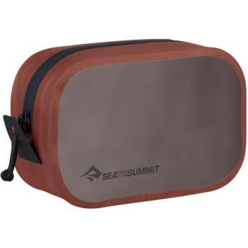 Neceser Sea to Summit Hydraulic XS rojo, impermeable, ligero, compacto, con cierre hermético y diseño resistente para organizar artículos de aseo