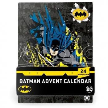 Calendario de Adviento Batman - Incluye 24 sorpresas temáticas de Batman, diseñado para coleccionistas y fanáticos, con figuras y artículos exclusivos, ideal para la temporada navideña