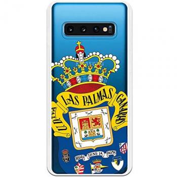 Funda Transparente Original para Samsung Galaxy S10 - Escudo Licenciado de Las Palmas