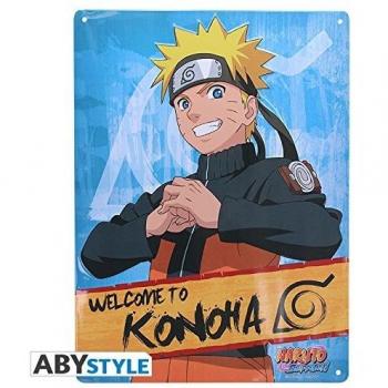 ABYstyle Naruto Shippuden Naruto placas de metal