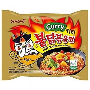 Combo de Ramen Coreano - 5 variedades: Nongshim Xin Ramen, Jin Ramen Mild, Ramen Buldak, Ramen Chapaguetti y SamYang Chacharoni + Nouille ramen hot chicken Curry SAMYANG