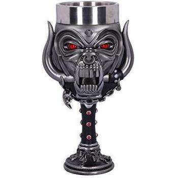 Weird Or Wonderful MOTORHEAD WARPIG GOBLET 19,5 cm, con licencia oficial en caja de regalo pesado Thrash Metal Rock and Roll Cáliz Bebida coleccionable Nemesis Now Ace Of Spades Snaggletooth War Pig