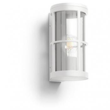 Aplique LUG IP54 E27 18W con Difusor Fume Blanco