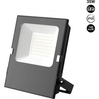 Proyector LED exterior Barcelona 35W - 12-24V DC - 120º - IP66 - Blanco Frío
