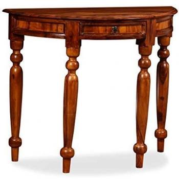 vidaXL Mesa Consola 90x40x76 Madera Sheesham Mesilla Mueble Auxiliar Aparador