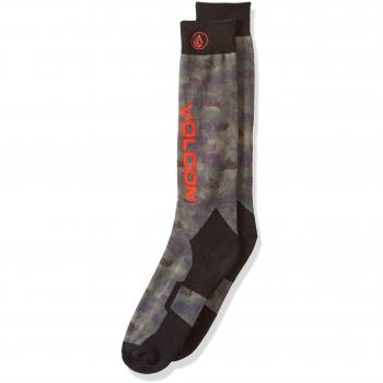 Volcom Calcetines de esquí Lodge, otoño/Invierno, Hombre, Color Camuflaje, tamaño Small/Medium