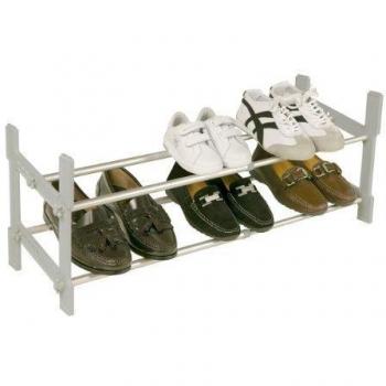 Rayen 6035 - Zapatero extensible, de aluminio, 29,5 x 29 x 46,5 cm
