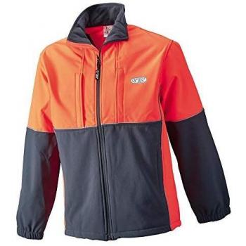 Chaqueta Softshell 2XL Gris Antracita/Rojo Fluo