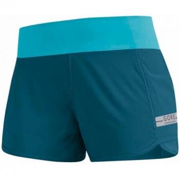 Gore Running Wear Air - Pantalón corto para mujer, color azul, talla M