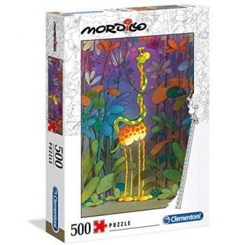 Clementoni - Puzzle 500 piezas Ilustración Mordillo Los amantes, puzzle adulto