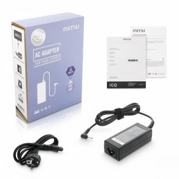 Cargador para Portátil Mitsu 19V 2.1A (2.5x0.7) 40W para Asus