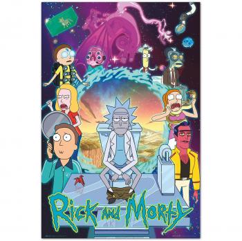 Póster Rick and Morty Temporada 4 - 91.5x61 cm