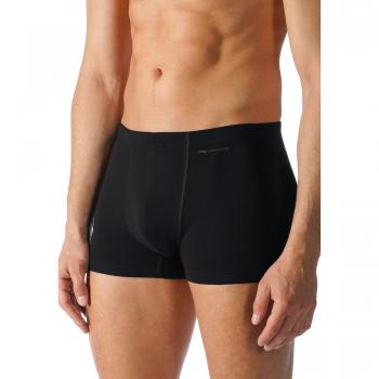 Mey Men's Casual Cotton Black Boxer Shorts