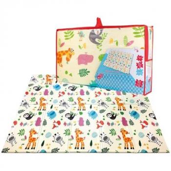 EVAONLY - Manta de Foam XL Plegable TACHAN Actividades, Multicolor - Dimensiones 148x198cm - con Bolsa para Transporte - Materiales Seguros
